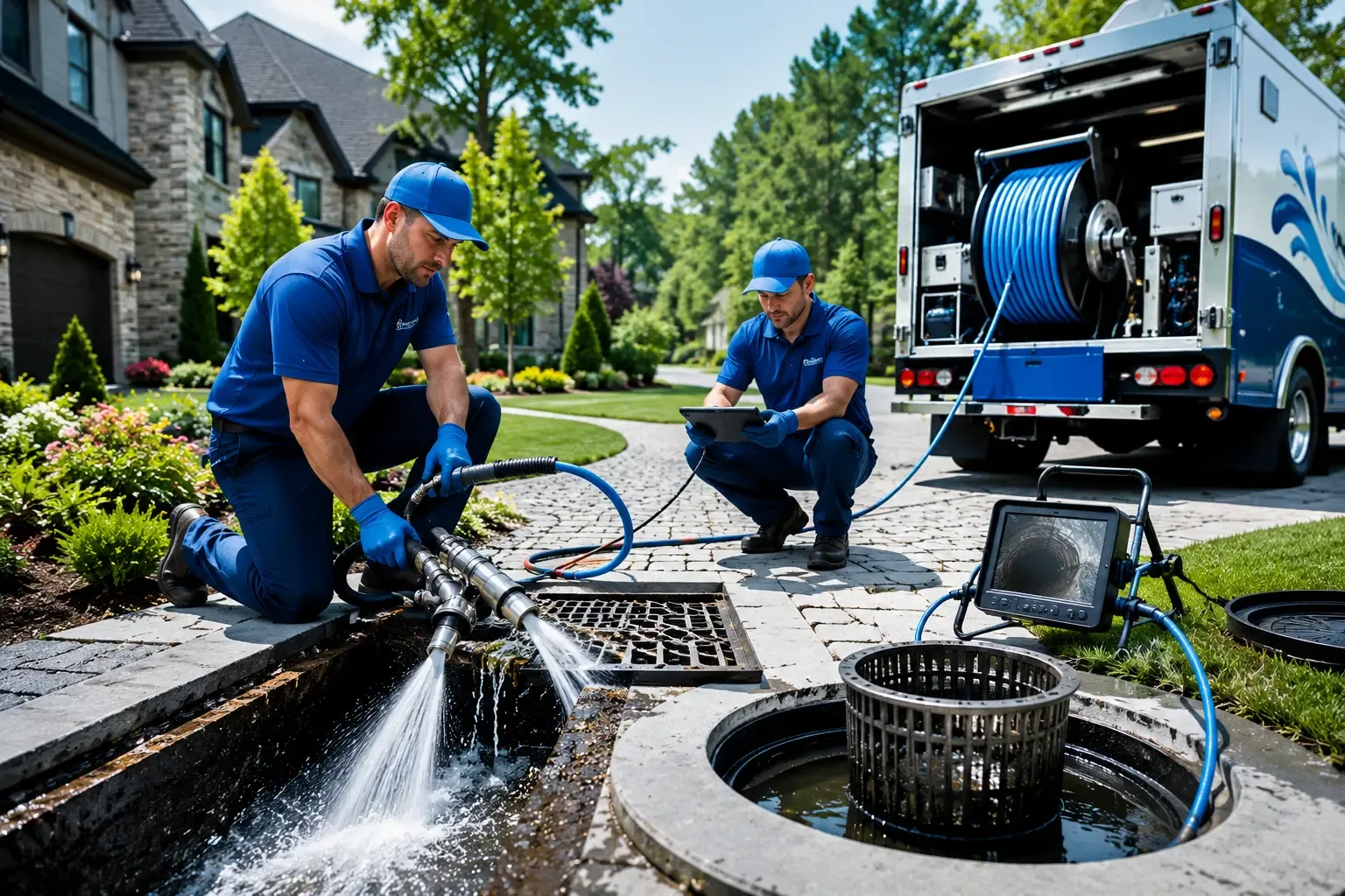 Local outdoor drain cleaning professionals in Enfield, CT